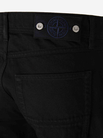 Outlet online Stone Island Denim Hombre Jeans Rectos Bull color Negro sku 522-002942 01 - Foto 4