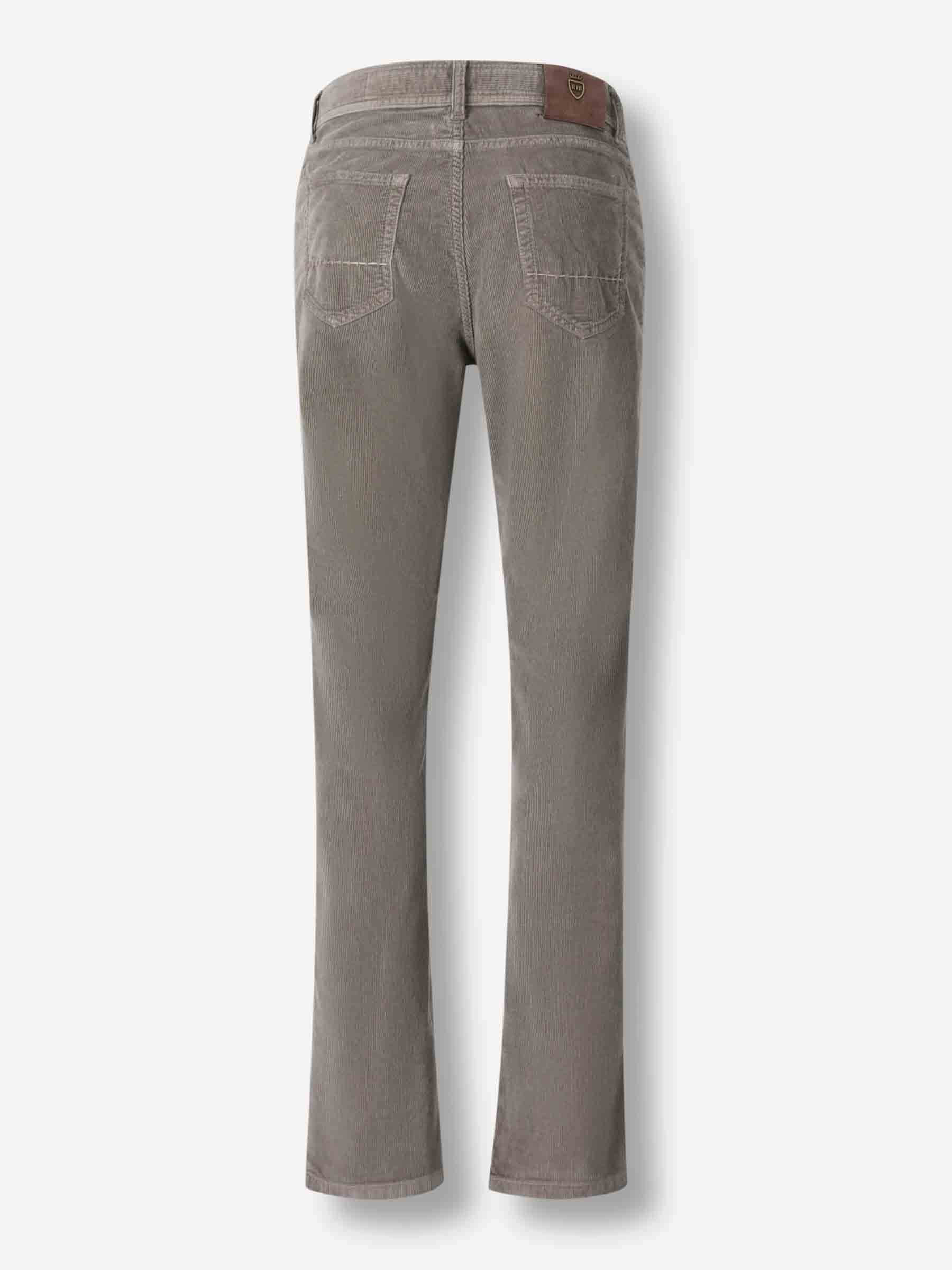 Outlet online Richard J. Brown Hombre Pantalones Pana Algodón color Gris Piedra sku 522-002947 02 - Foto 2