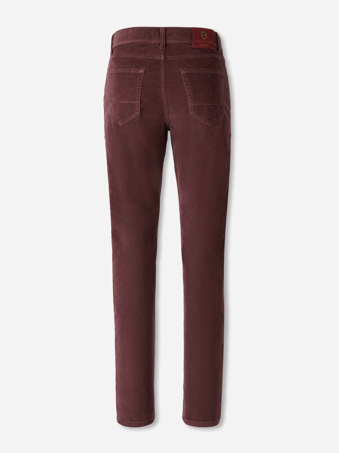 Outlet online Richard J. Brown Hombre Pantalones Pana Algodón color Burdeos sku 522-002947 04 - Foto 2