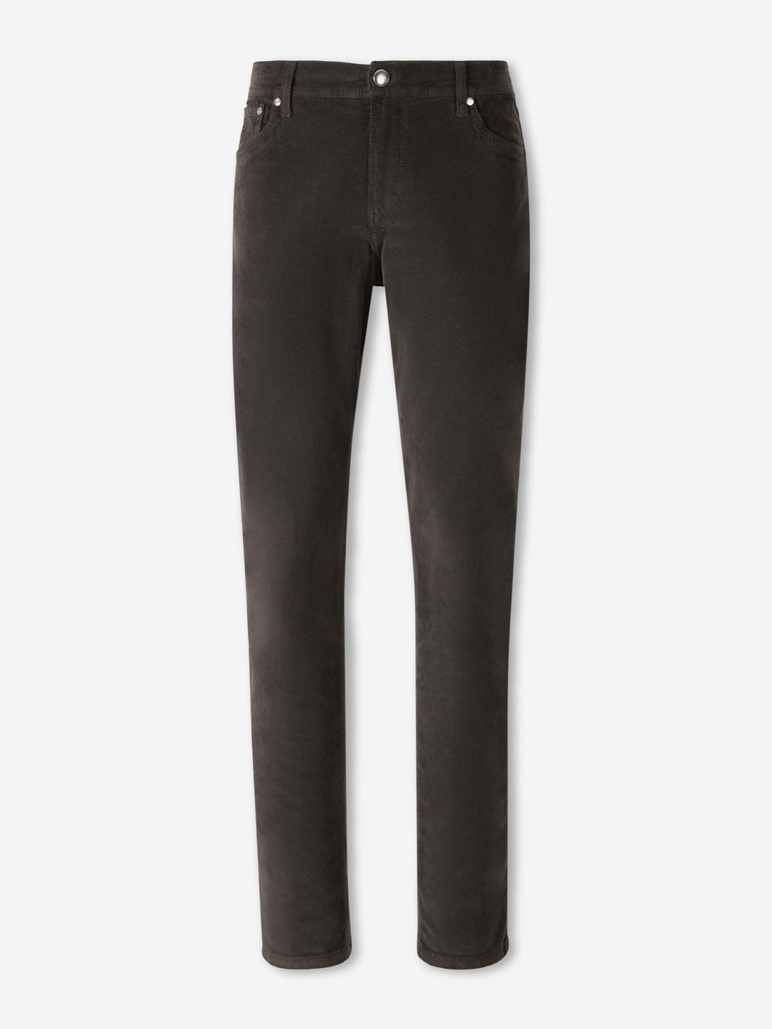 Outlet online Richard J. Brown Hombre Pantalones Slim Terciopelo color Marrón Oscuro sku 522-002948 01 - Foto 1