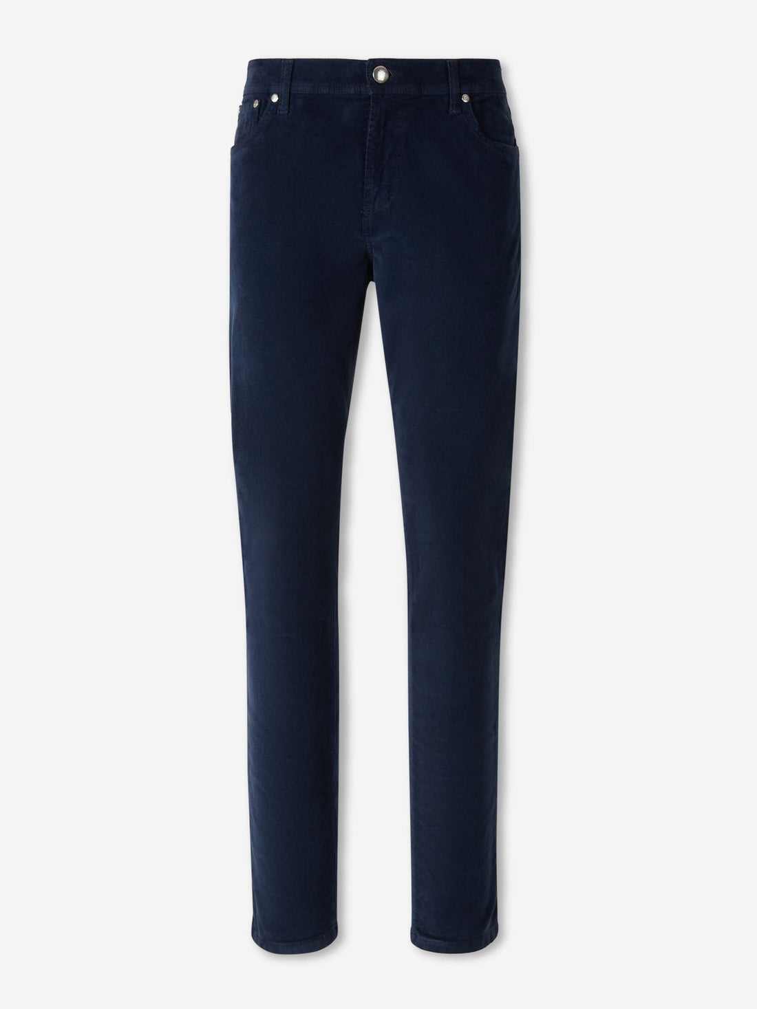 Outlet online Richard J. Brown Hombre Pantalones Slim Terciopelo color Azul Marino sku 522-002948 02 - Foto 1