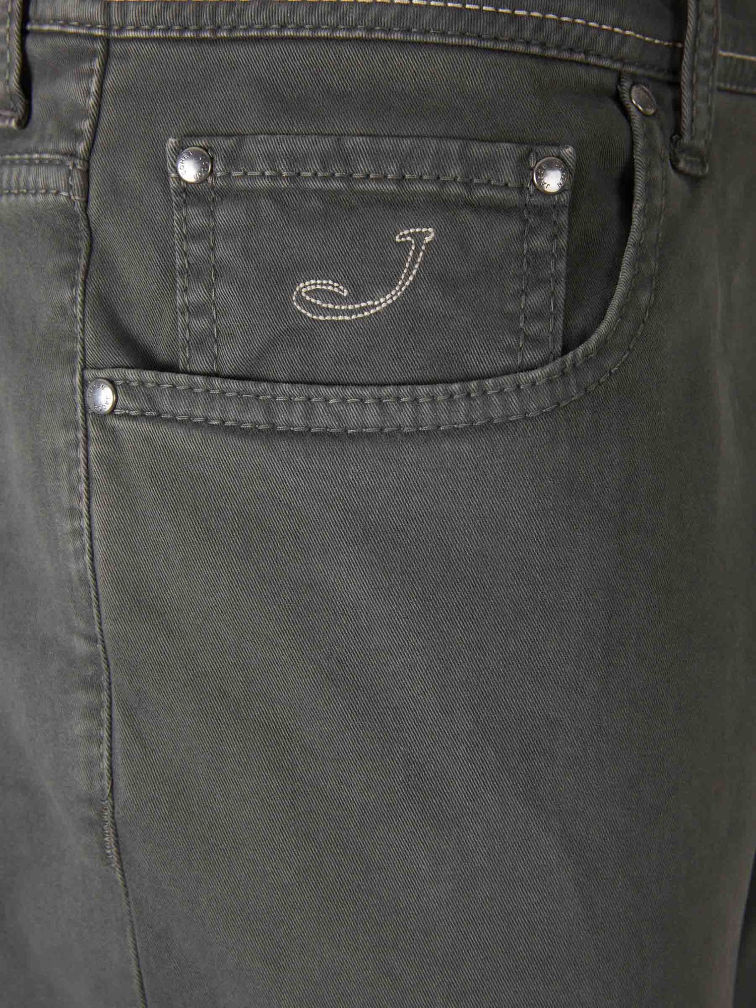 Outlet online Jacob Cohën Hombre Pantalones Rectos Bard color Verde Militar sku 522-002953 03 - Foto 3