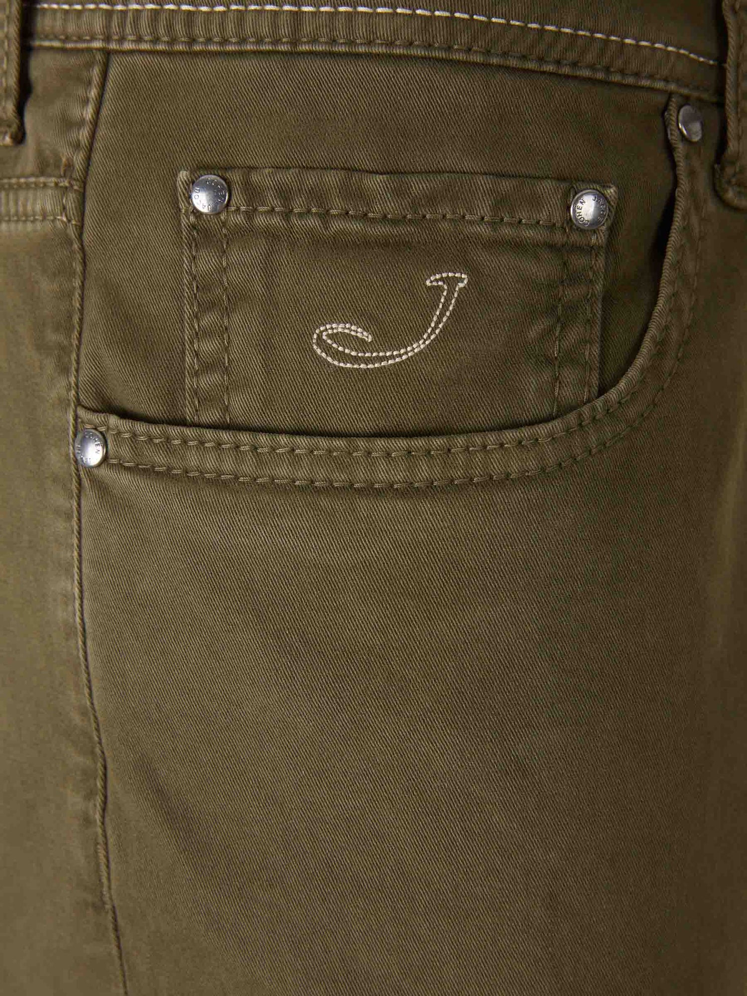 Outlet online Jacob Cohën Hombre Pantalones Rectos Bard color Verde sku 522-002953 04 - Foto 3