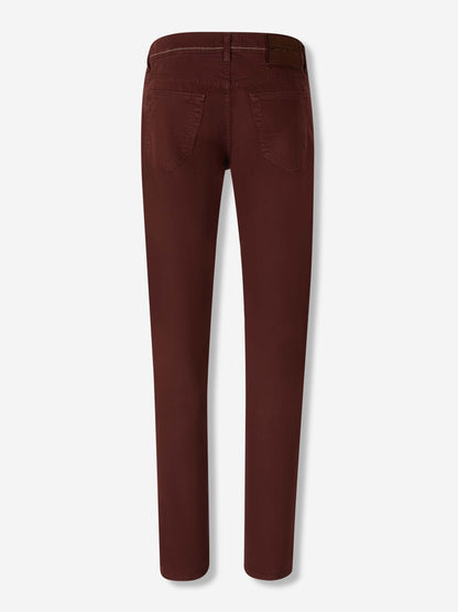 Outlet online Jacob Cohën Hombre Pantalones Rectos Bard color Burdeos sku 522-002953 06 - Foto 2