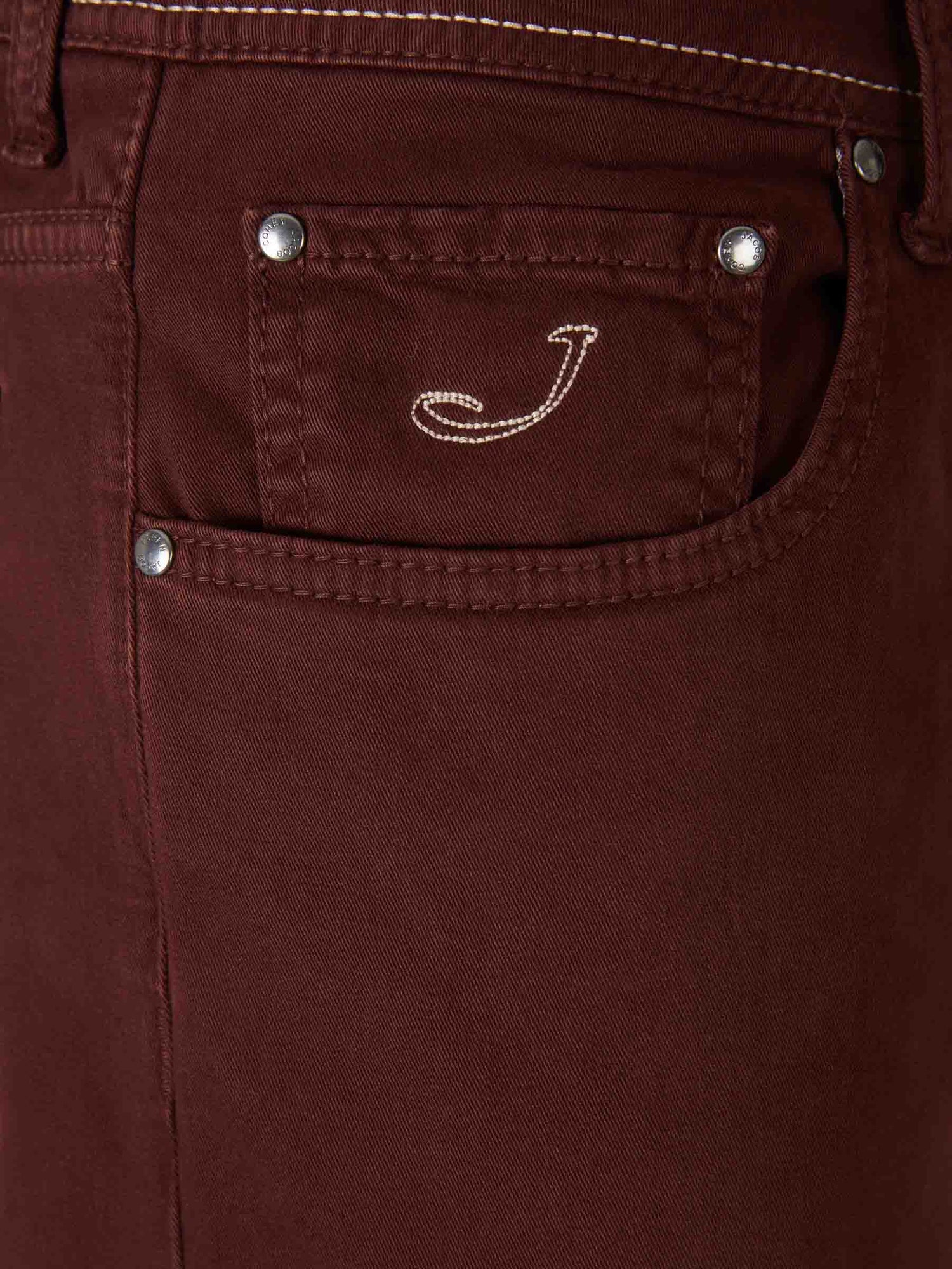 Outlet online Jacob Cohën Hombre Pantalones Rectos Bard color Burdeos sku 522-002953 06 - Foto 3