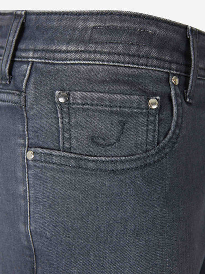 Outlet online Jacob Cohën Hombre Jeans Slim Algodón color Negro sku 522-002955 01 - Foto 3