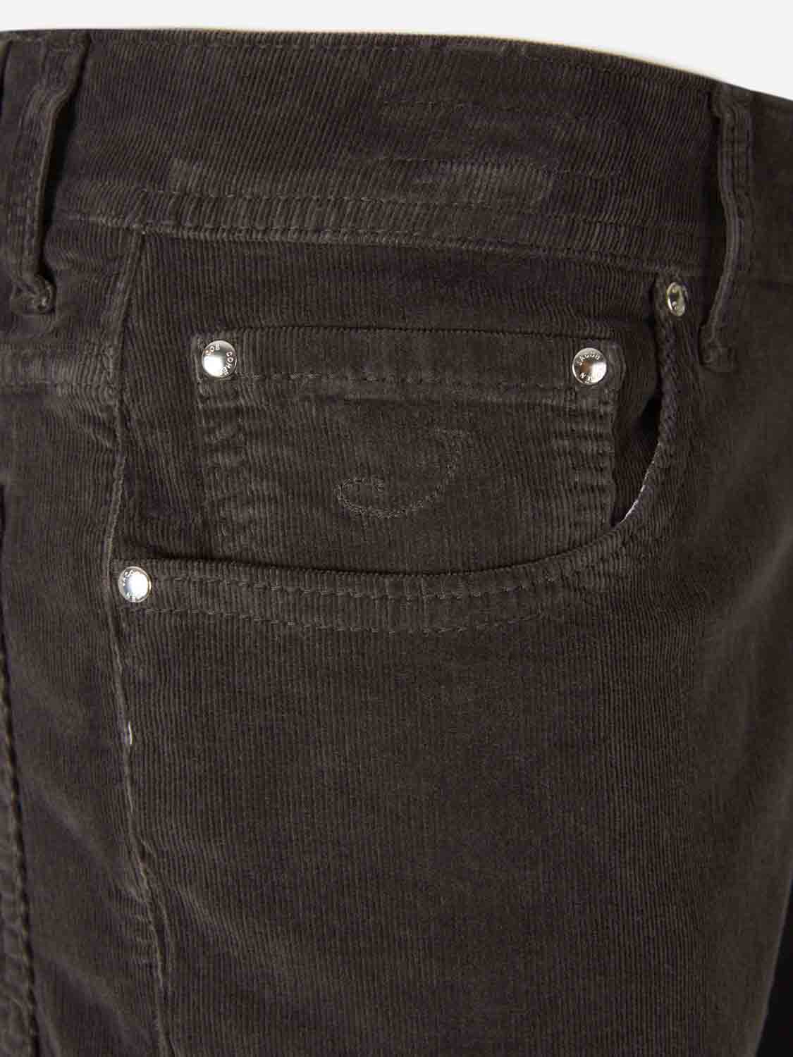 Outlet online Jacob Cohën Hombre Pantalones Pana Bard color Gris Antracita sku 522-002959 03 - Foto 3