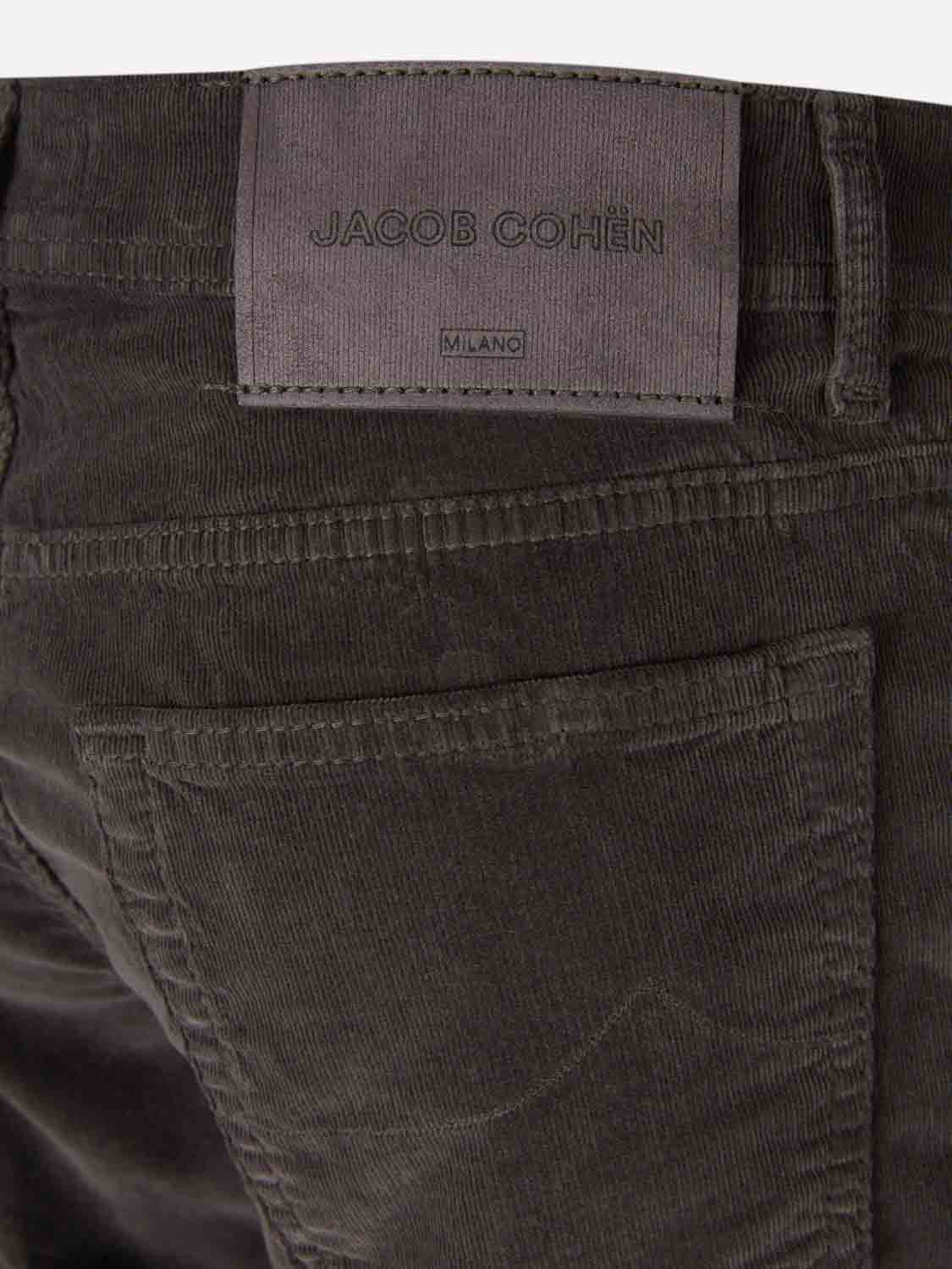 Outlet online Jacob Cohën Hombre Pantalones Pana Bard color Gris Antracita sku 522-002959 03 - Foto 4