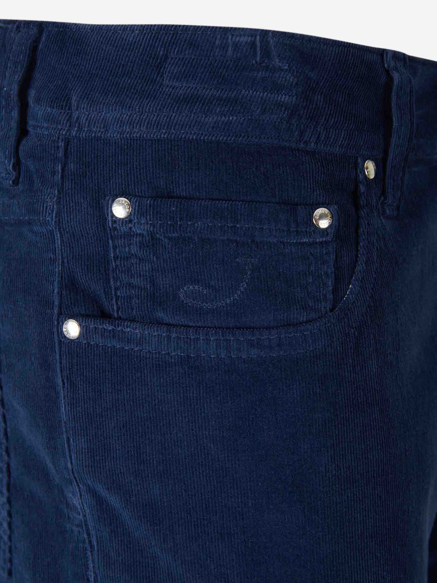 Outlet online Jacob Cohën Hombre Pantalones Pana Rectos color Azul Marino sku 522-002959 04 - Foto 3