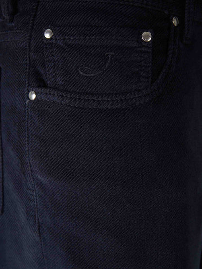 Outlet online Jacob Cohën Hombre Pantalones Slim Fit color Azul Noche sku 522-002960 01 - Foto 3