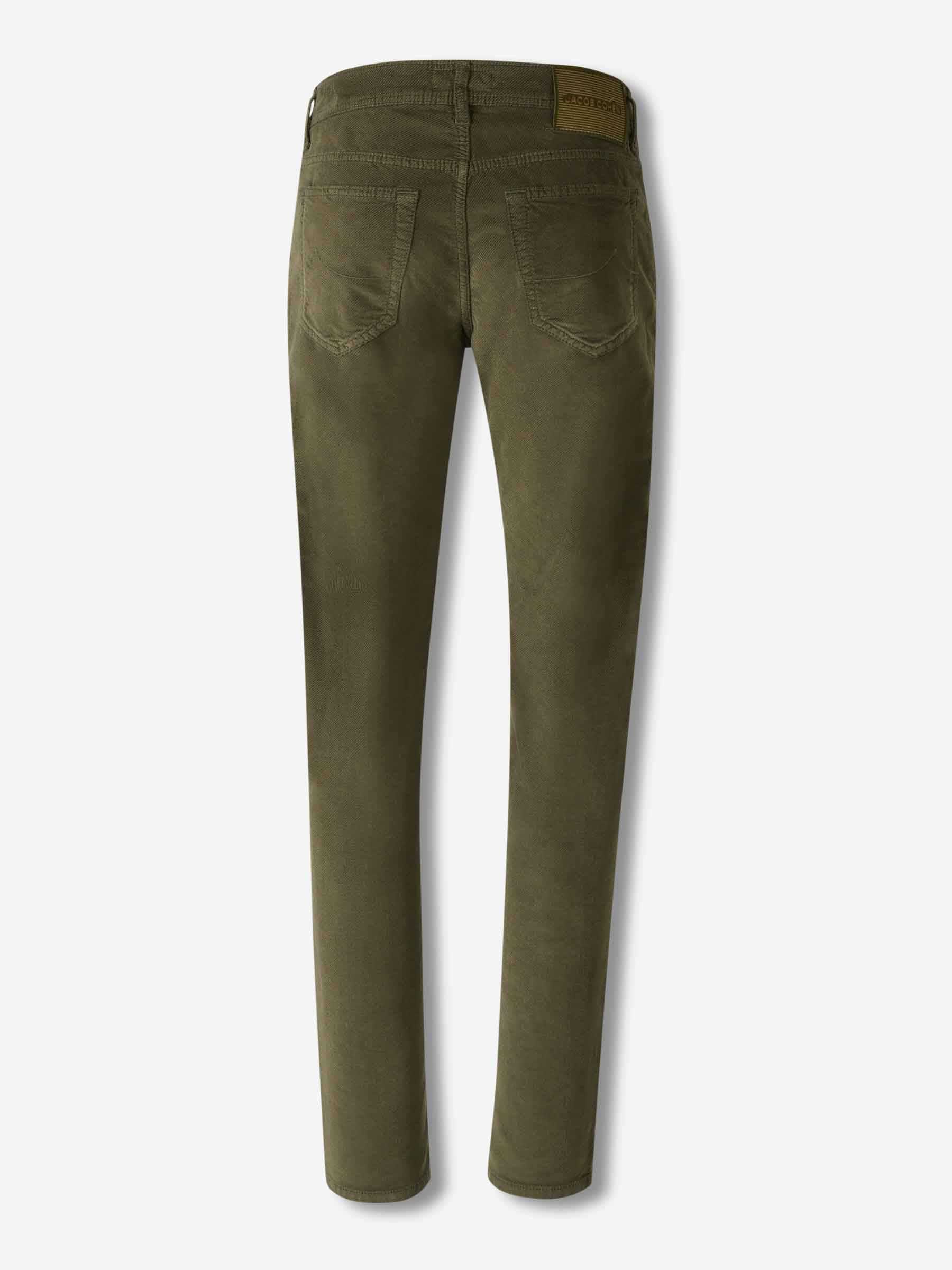 Outlet online Jacob Cohën Hombre Pantalones Slim Fit color Verde Oscuro sku 522-002960 02 - Foto 2