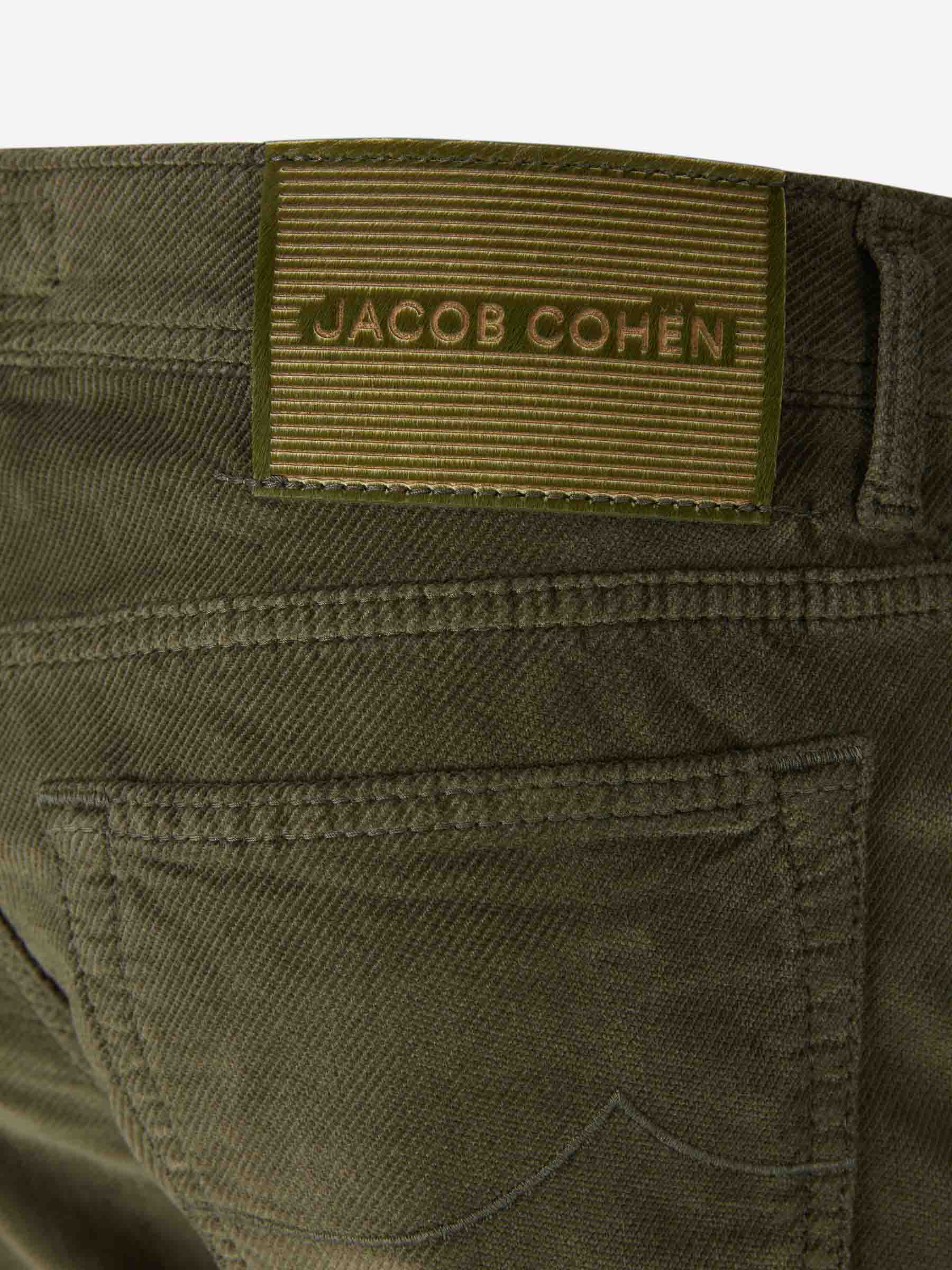 Outlet online Jacob Cohën Hombre Pantalones Slim Fit color Verde Oscuro sku 522-002960 02 - Foto 4