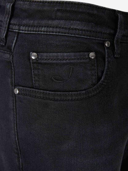 Outlet online Jacob Cohën Hombre Jeans Rectos Algodón color Negro sku 522-002961 01 - Foto 3