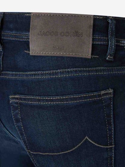Outlet online Jacob Cohën Hombre Jeans Rectos color Azul Denim Oscuro sku 522-002962 01 - Foto 3