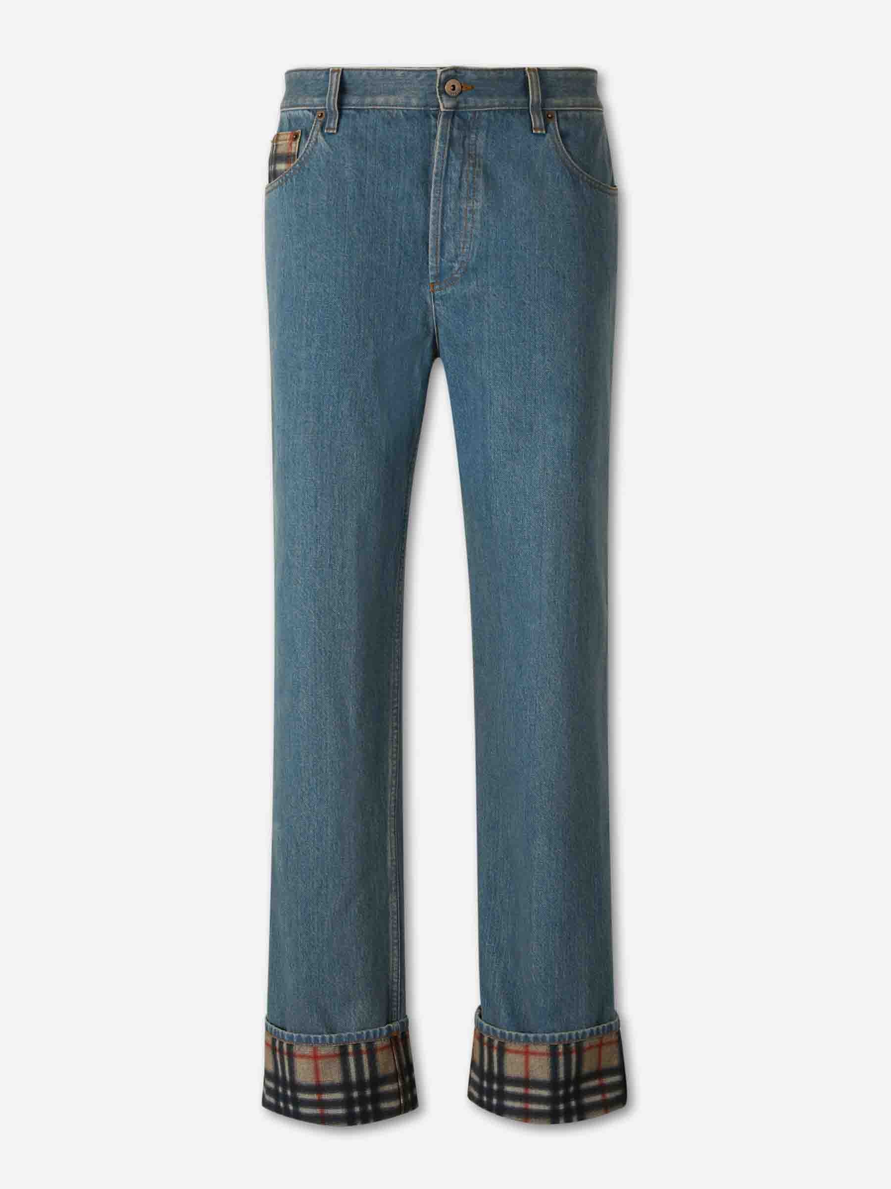 Burberry Hombre Barcelona Jeans Rectos color Azul Denim Claro sku 522-002975 01 - Foto 1
