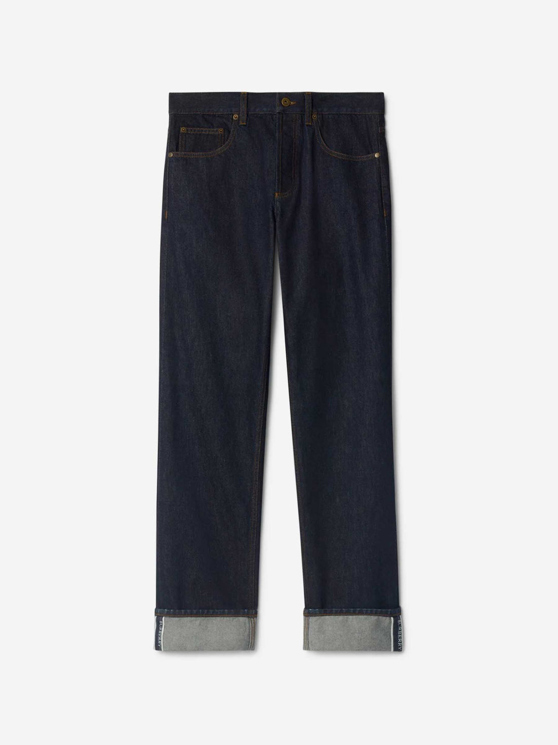 Outlet online Burberry Hombre Jeans Rectos Estándar color Azul Denim Oscuro sku 522-002976 01 - Foto 1