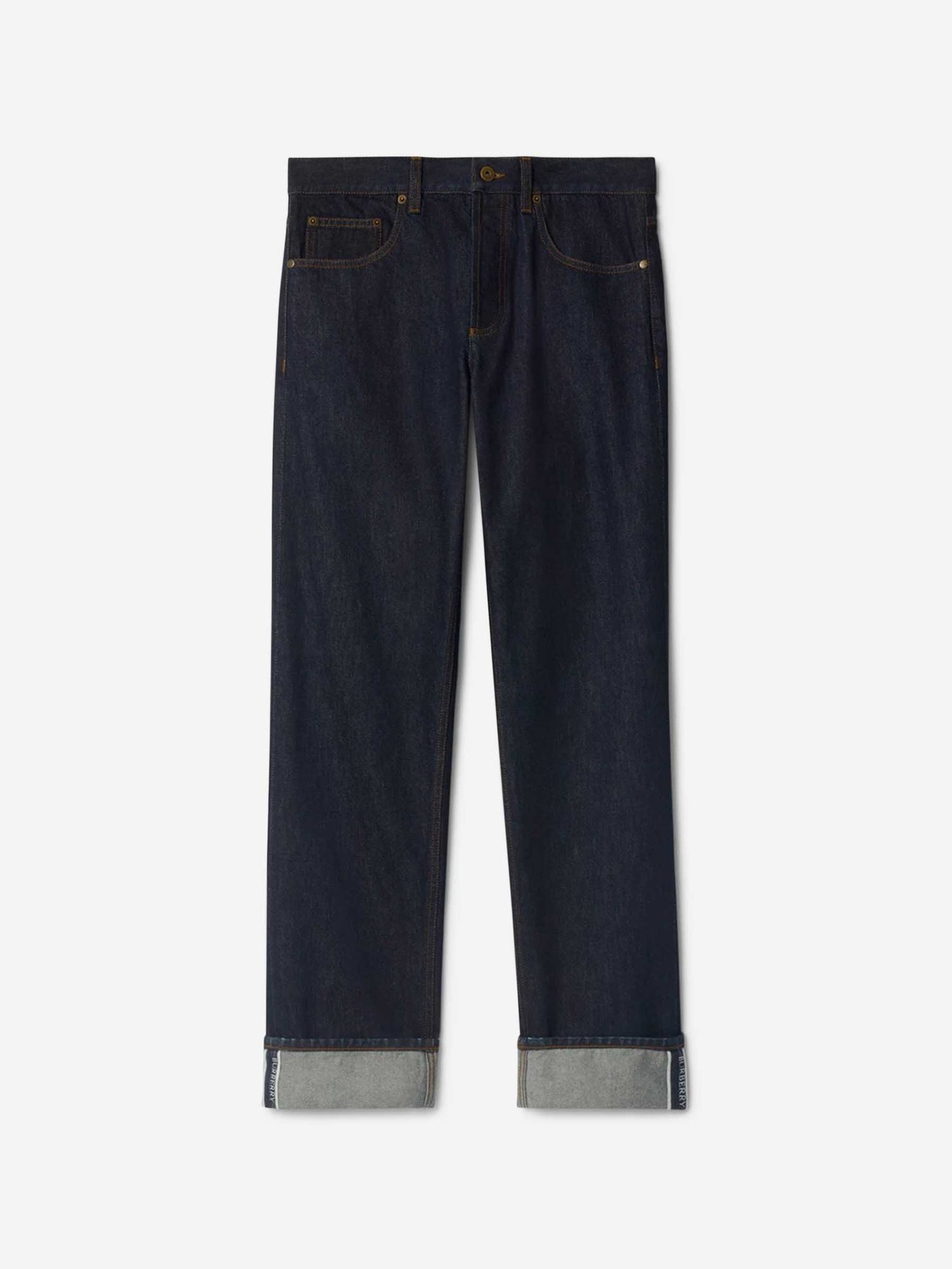 Outlet online Burberry Hombre Jeans Rectos Estándar color Azul Denim Oscuro sku 522-002976 01 - Foto 1