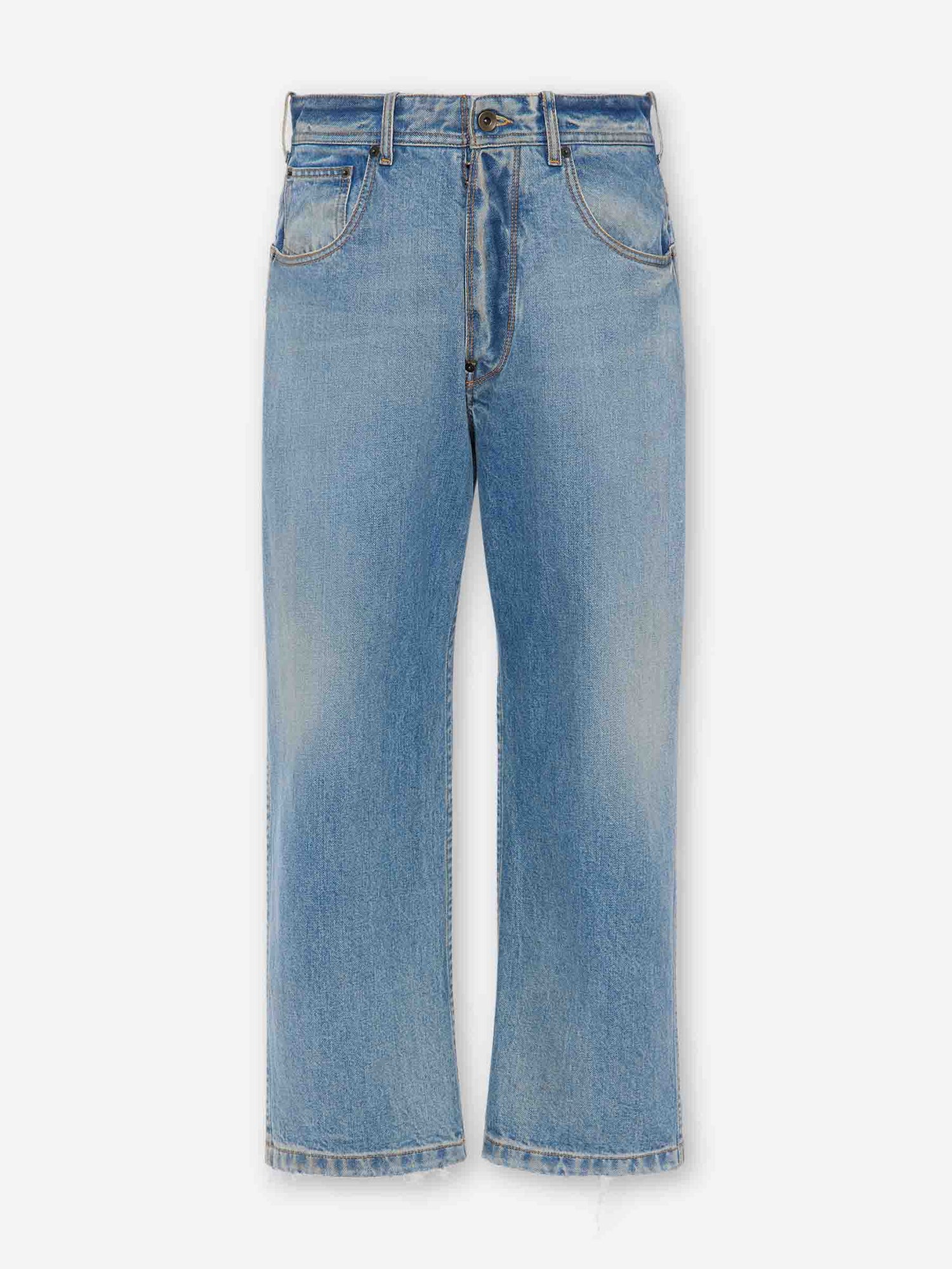 Outlet online Maison Margiela Hombre Jeans Rectos Cropped color Azul Denim sku 522-002980 01 - Foto 1