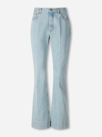 Outlet online Valentino Hombre Jeans Flared Algodón color Azul Denim sku 522-002984 01 - Foto 1