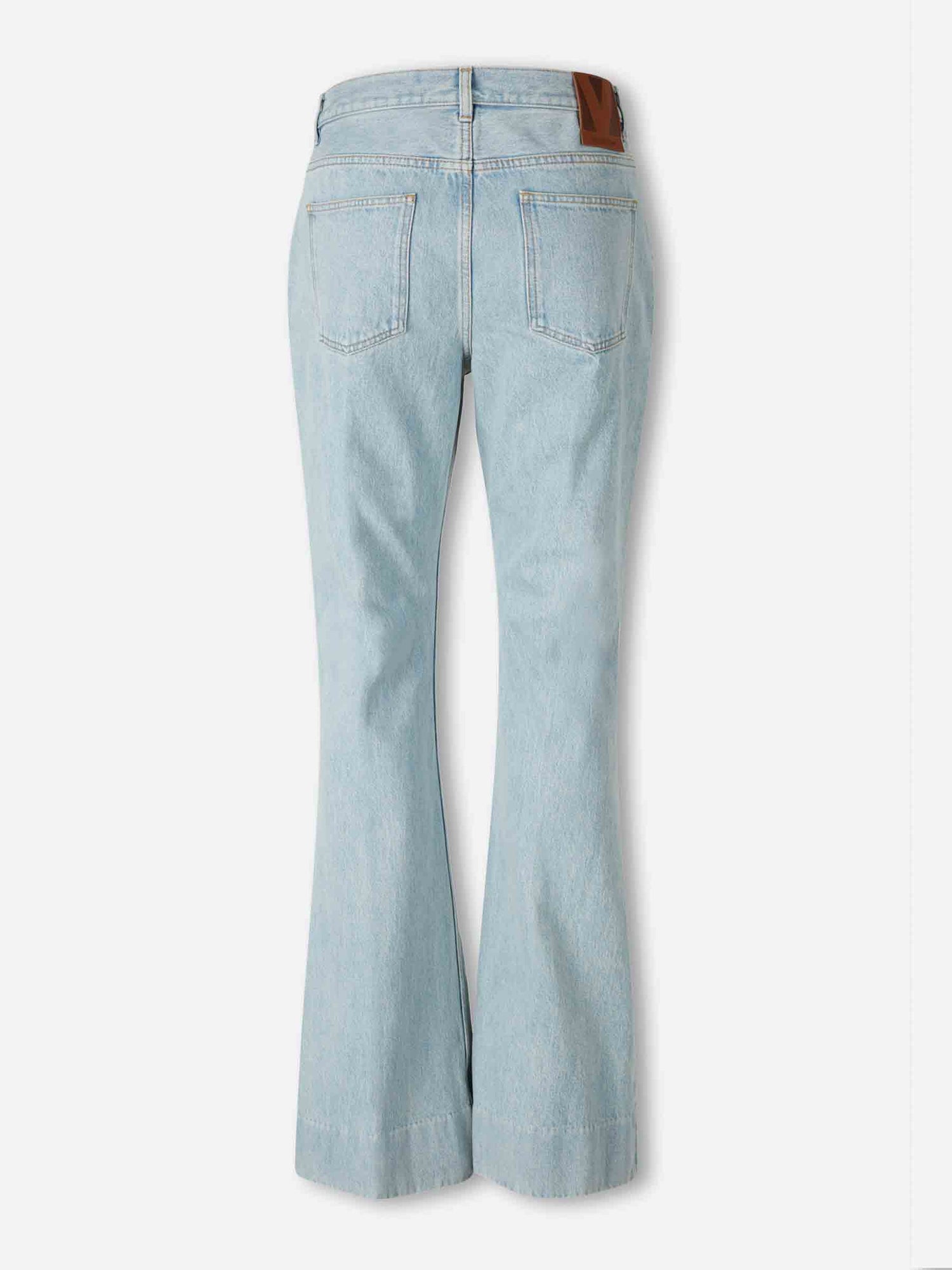 Outlet online Valentino Hombre Jeans Flared Algodón color Azul Denim sku 522-002984 01 - Foto 2