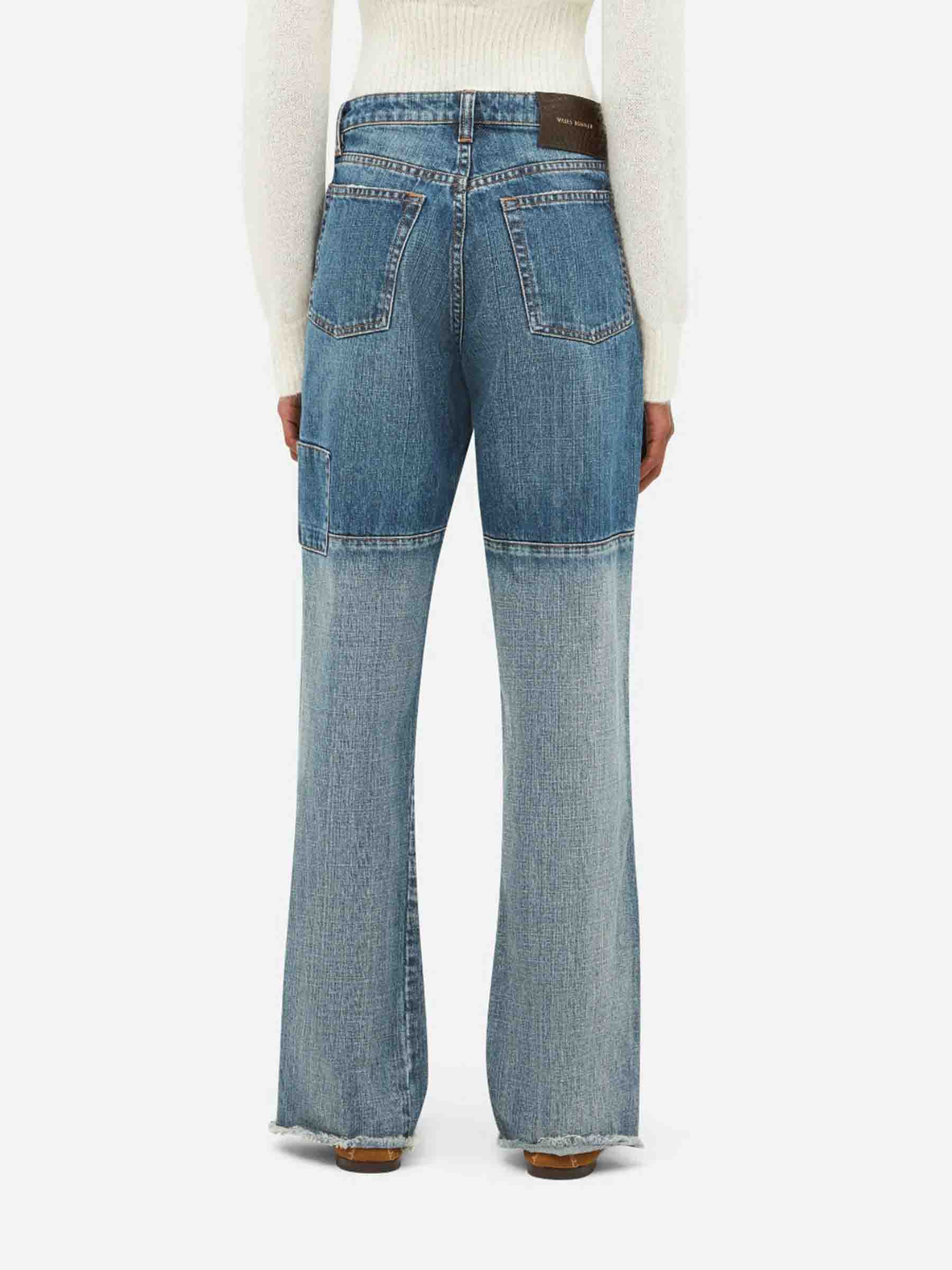 Wales Bonner Hombre Barcelona Jeans Rectos Algodón color Azul Denim Oscuro sku 522-002985 01 - Foto 3