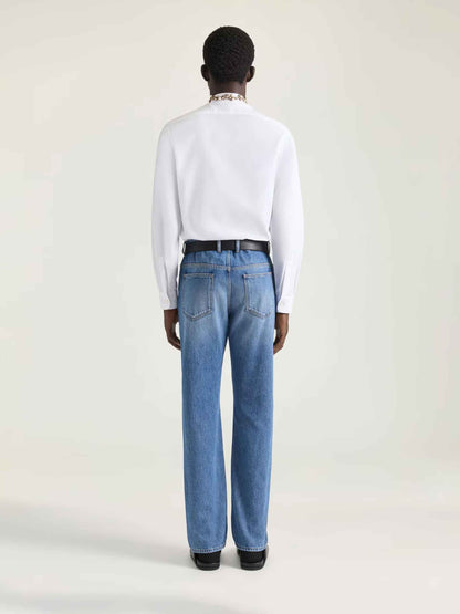 Outlet online Givenchy Hombre Jeans Rectos color Azul Denim sku 522-002986 01 - Foto 3