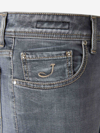Outlet online Jacob Cohën Hombre Jeans Slim Fit color Gris Antracita sku 522-002994 00 - Foto 3