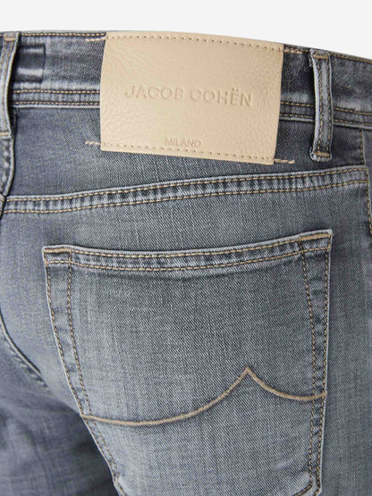 Outlet online Jacob Cohën Hombre Jeans Slim Fit color Gris Antracita sku 522-002994 00 - Foto 4
