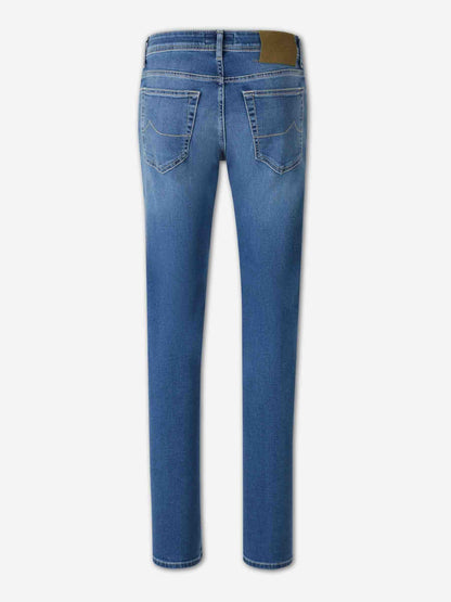Outlet online Jacob Cohën Hombre Jeans Slim color Azul Denim sku 522-003000 01 - Foto 2