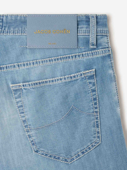 Outlet online Jacob Cohën Hombre Jeans Slim color Azul Denim sku 522-003001 01 - Foto 3