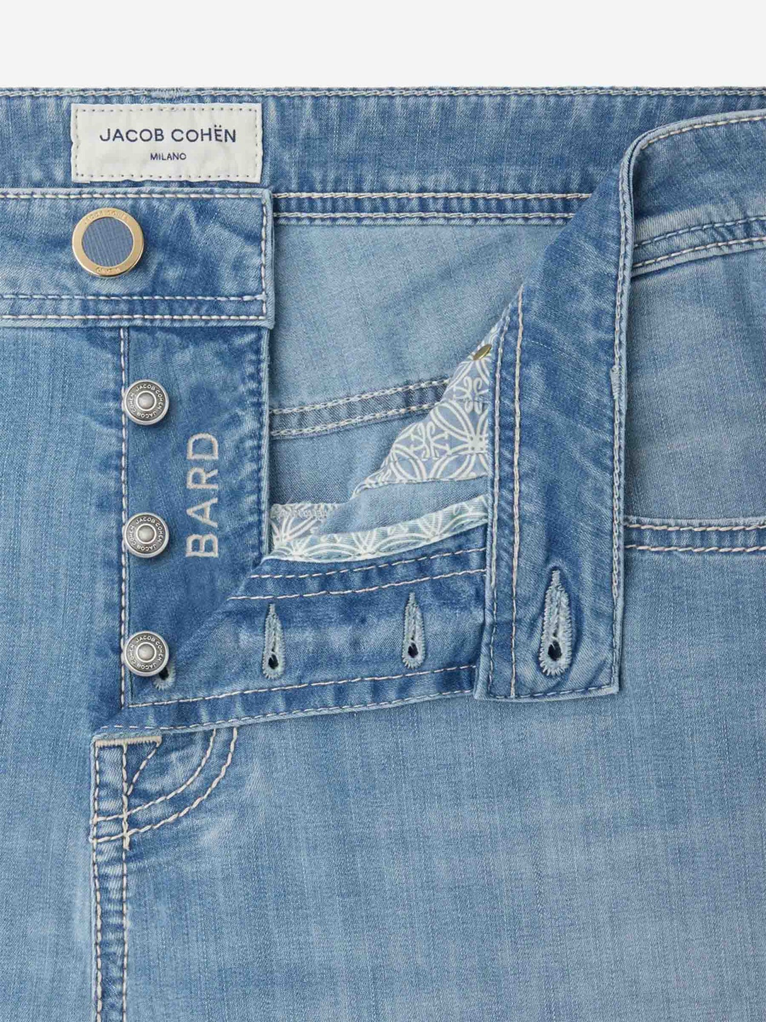 Outlet online Jacob Cohën Hombre Jeans Slim color Azul Denim sku 522-003001 01 - Foto 4