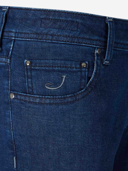 Outlet online Jacob Cohën Hombre Jeans Slim color Azul Denim Oscuro sku 522-003002 01 - Foto 3