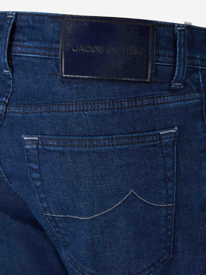 Outlet online Jacob Cohën Hombre Jeans Slim color Azul Denim Oscuro sku 522-003002 01 - Foto 4