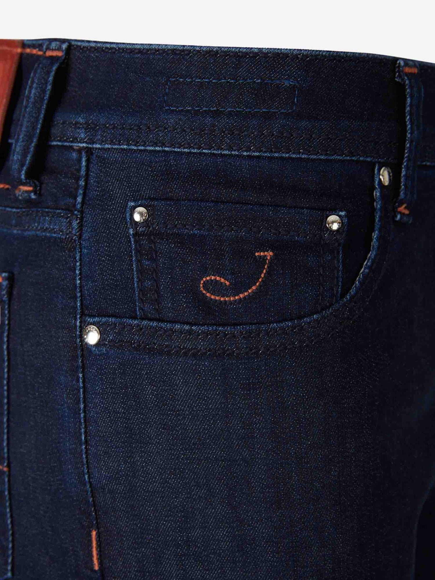 Outlet online Jacob Cohën Hombre Jeans Slim Fit color Azul Denim Oscuro sku 522-003003 01 - Foto 3