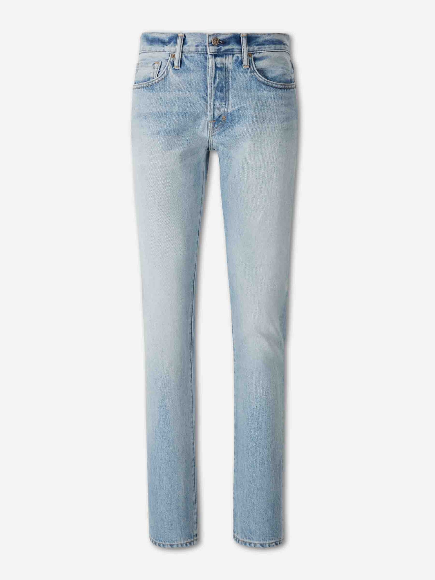 Outlet online Tom Ford Hombre Jeans Slim color Azul Denim Claro sku 522-003007 01 - Foto 1