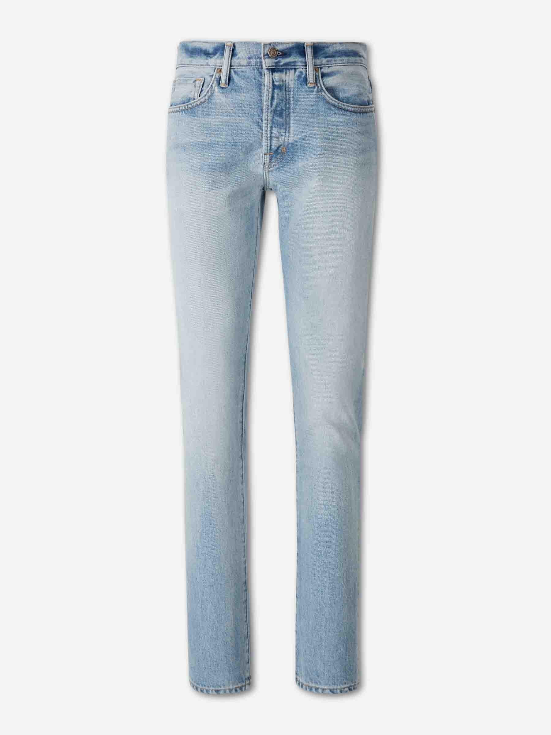 Outlet online Tom Ford Hombre Jeans Slim color Azul Denim Claro sku 522-003007 01 - Foto 1