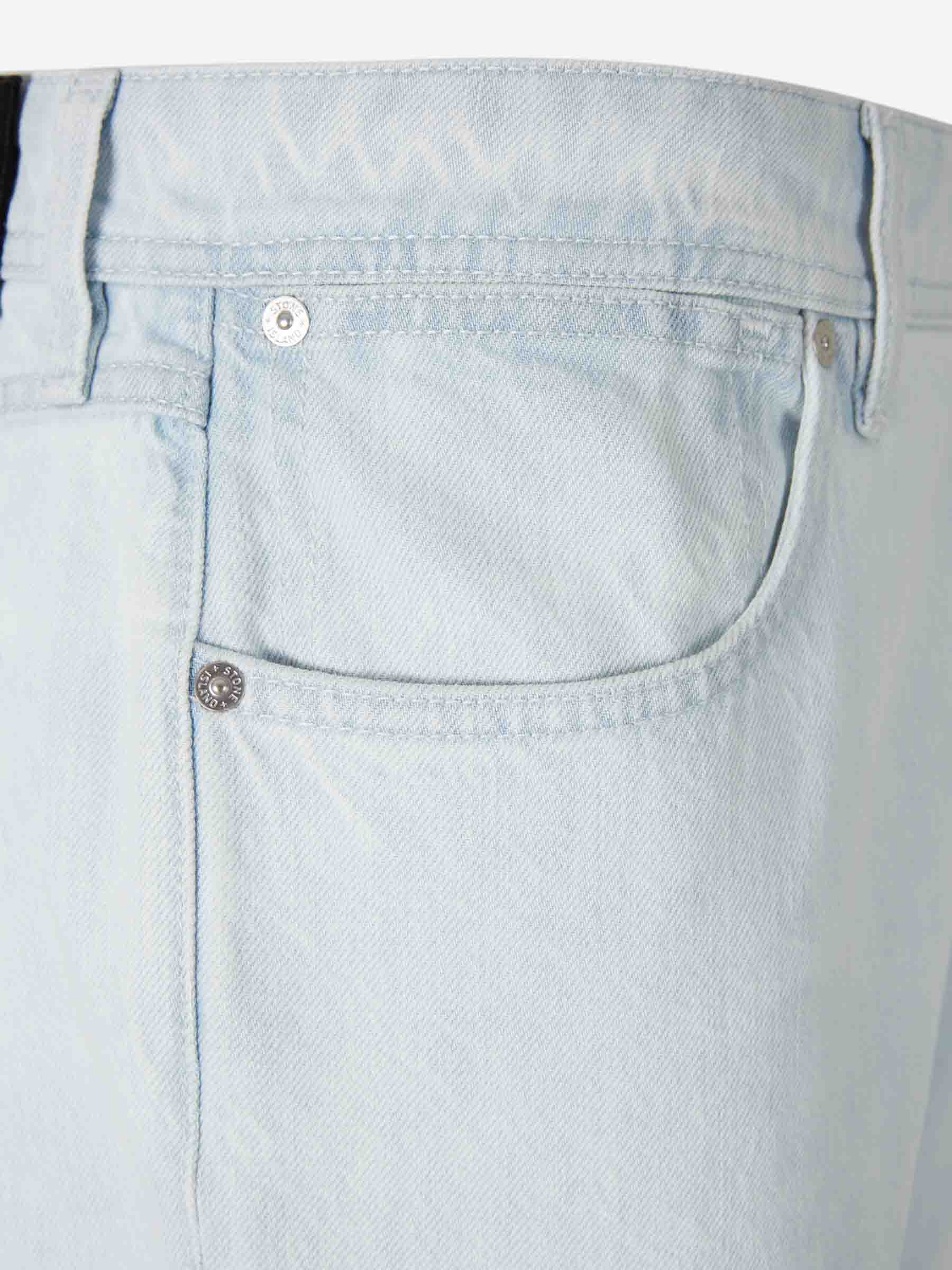 Stone Island Hombre Barcelona Jeans Rectos Anchos color Azul Denim Claro sku 522-003021 01 - Foto 3