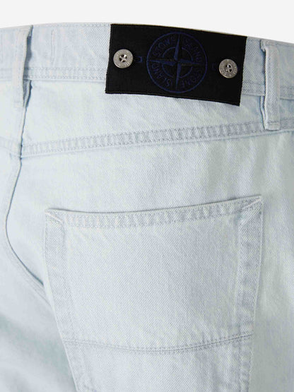 Stone Island Hombre Barcelona Jeans Rectos Anchos color Azul Denim Claro sku 522-003021 01 - Foto 4