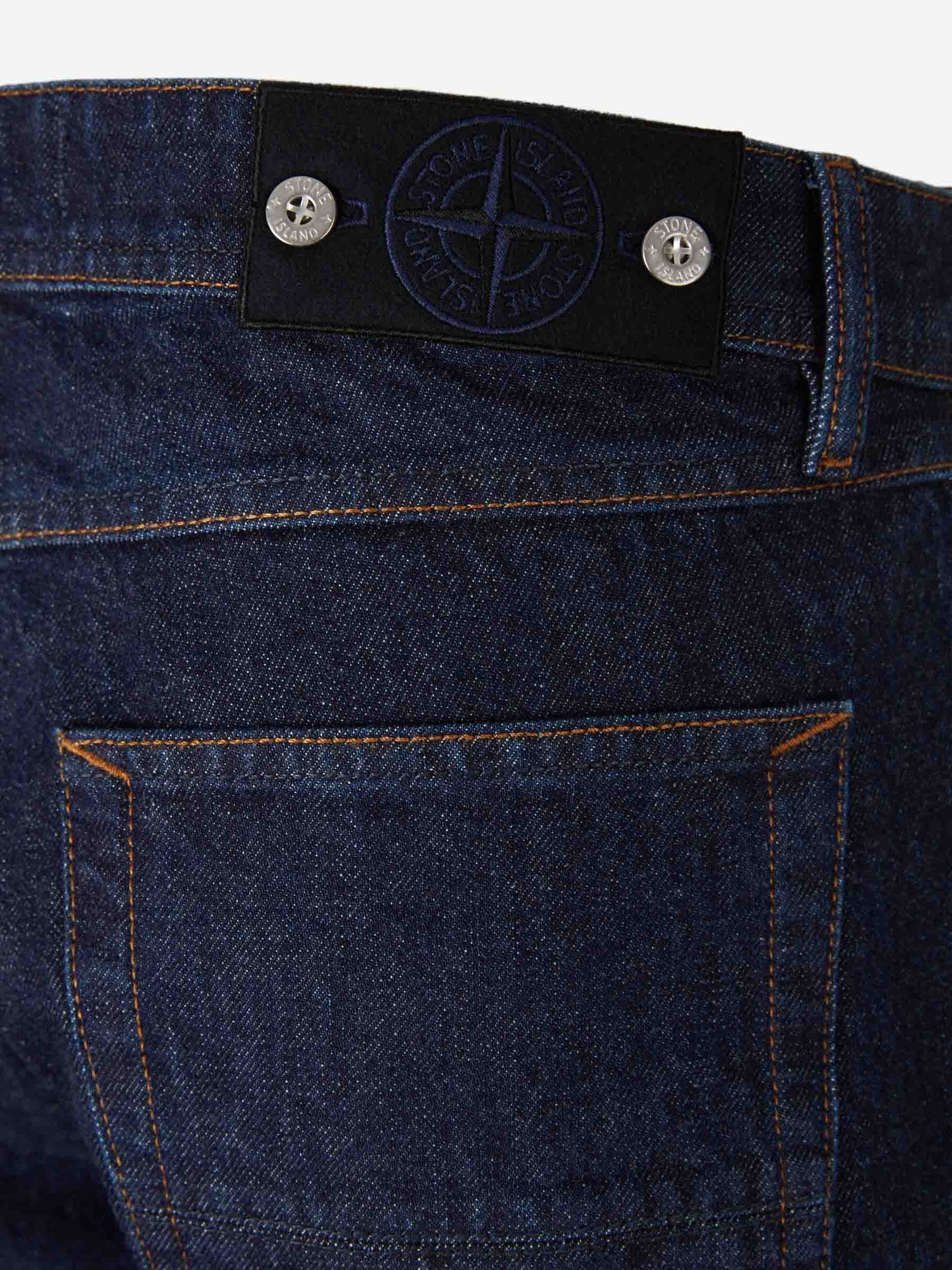 Stone Island Hombre Barcelona Jeans Rectos Algodón color Azul Denim Oscuro sku 522-003023 01 - Foto 4