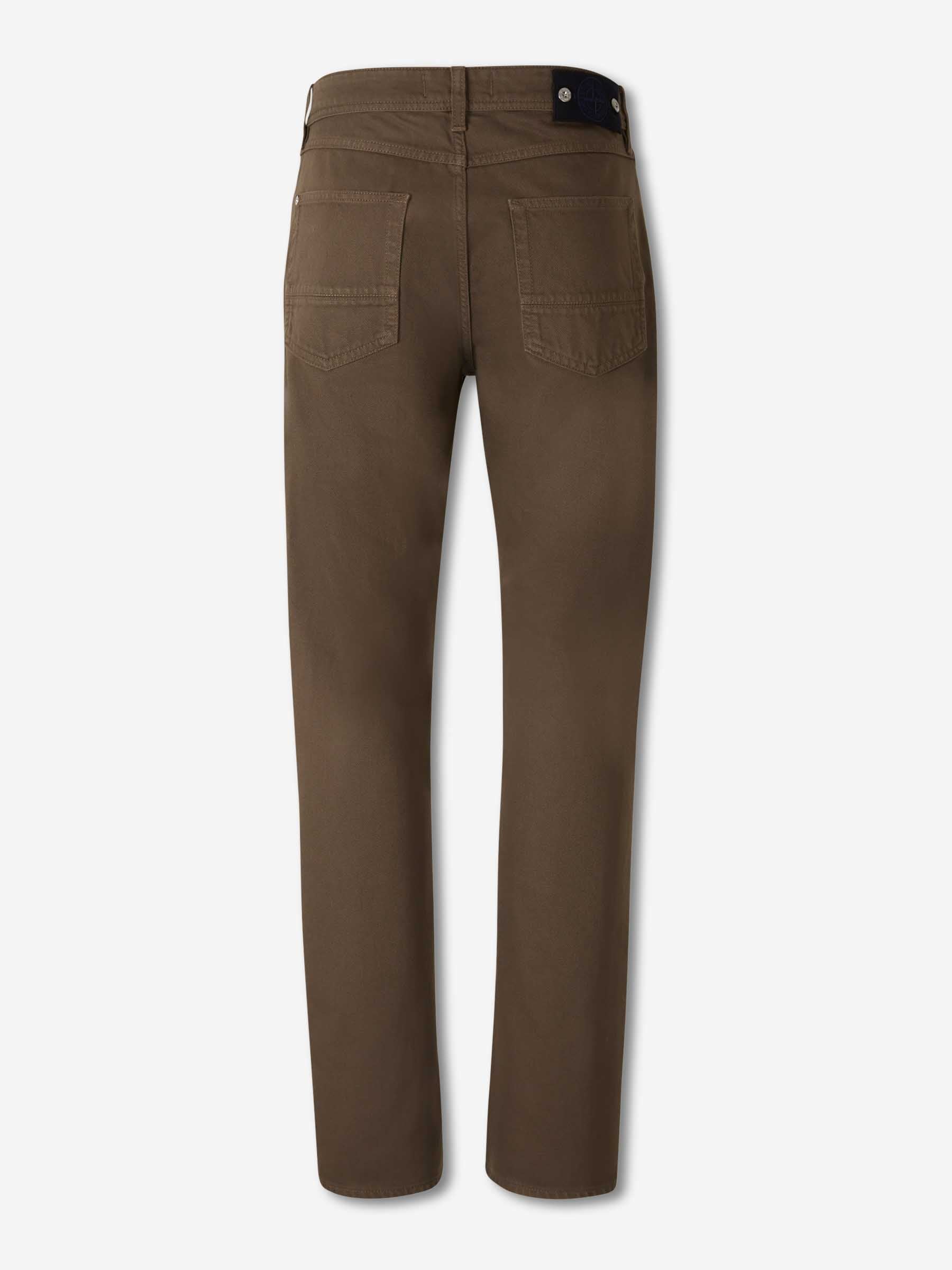 Stone Island Hombre Barcelona Jeans Rectos Anchos color Marrón Oscuro sku 522-003024 01 - Foto 2
