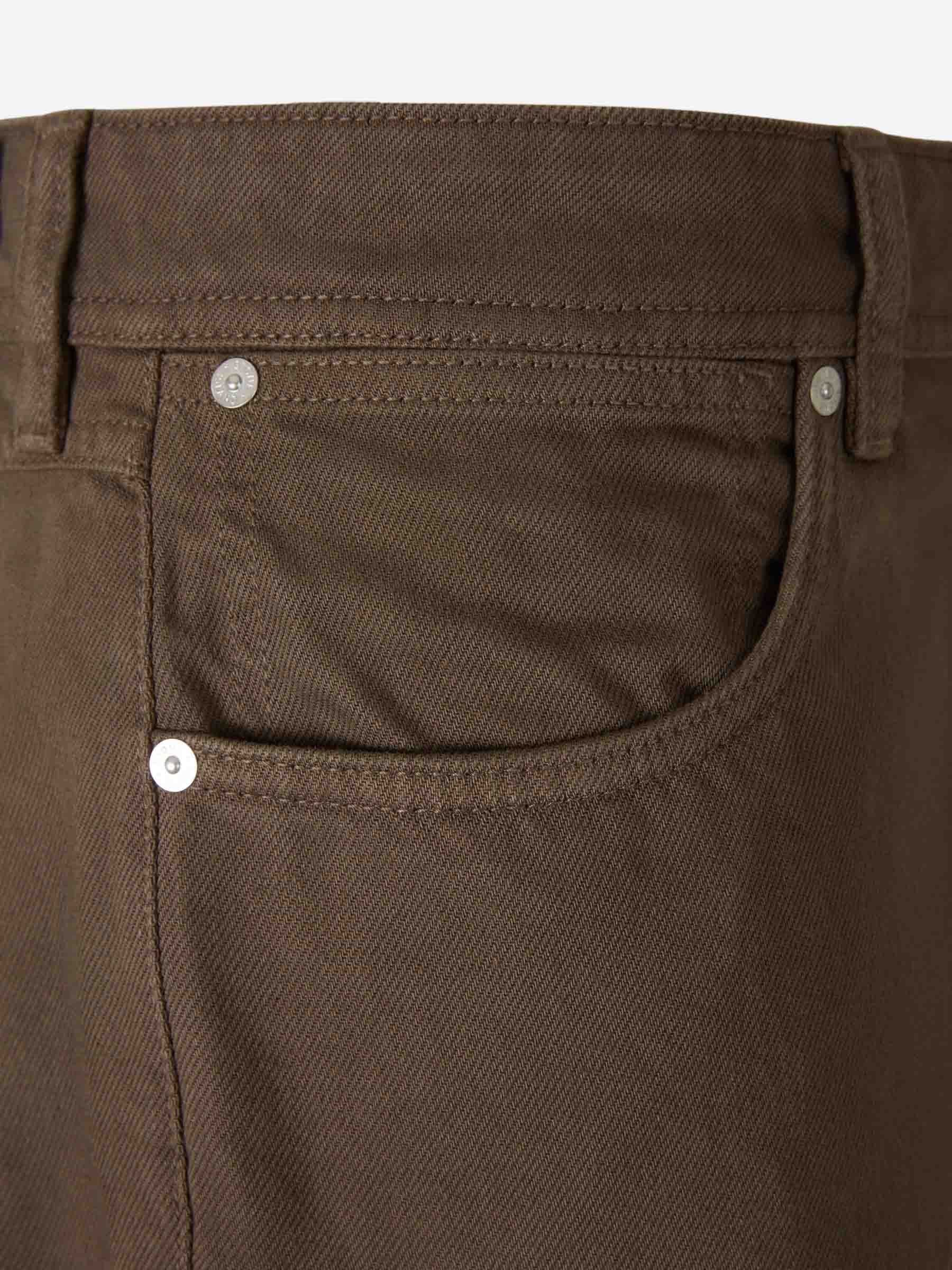 Stone Island Hombre Barcelona Jeans Rectos Anchos color Marrón Oscuro sku 522-003024 01 - Foto 3