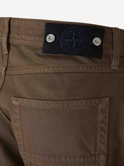 Stone Island Hombre Barcelona Jeans Rectos Anchos color Marrón Oscuro sku 522-003024 01 - Foto 4