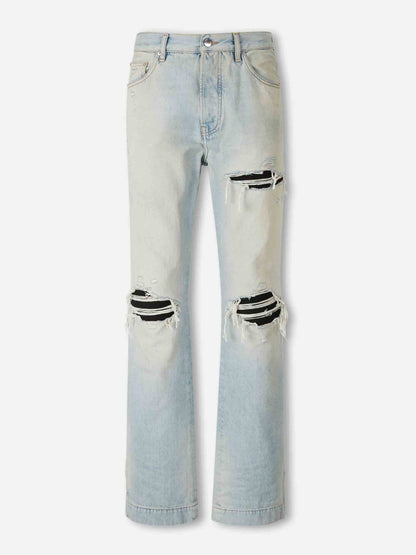Outlet online Amiri Hombre Jeans Straight Flare color Azul Denim Claro sku 522-003025 01 - Foto 1