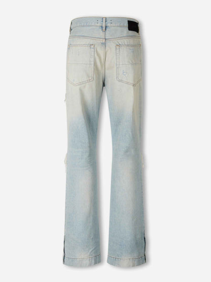Outlet online Amiri Hombre Jeans Straight Flare color Azul Denim Claro sku 522-003025 01 - Foto 2