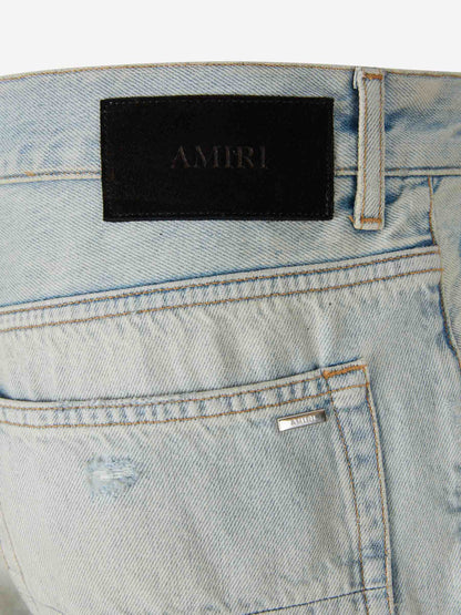 Outlet online Amiri Hombre Jeans Straight Flare color Azul Denim Claro sku 522-003025 01 - Foto 5