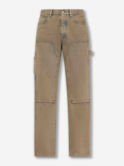 Outlet online Amiri Hombre Jeans Carpenter Rectos color Camel sku 522-003026 01 - Foto 1