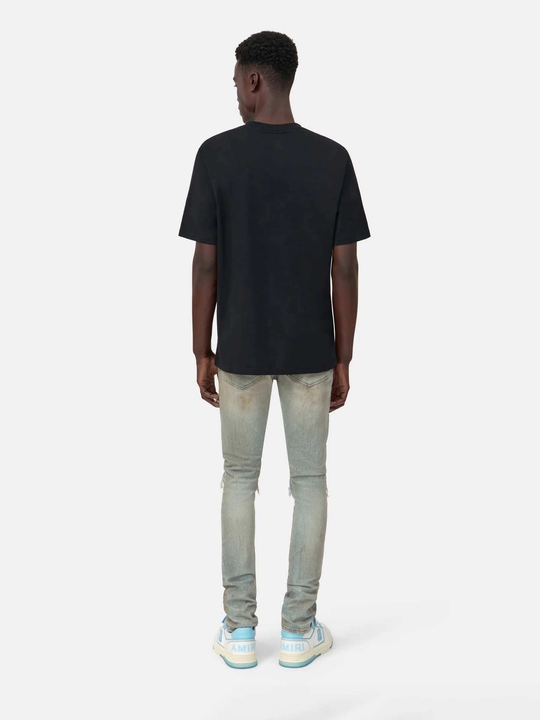 Outlet online Amiri Hombre Jeans DIstressed Algodón color Gris Piedra sku 522-003027 01 - Foto 3