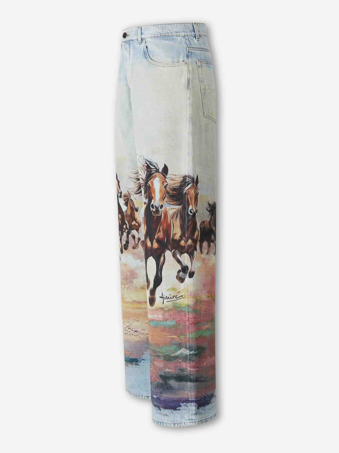 Outlet online Amiri Hombre Jeans Anchos Caballo color Multicolor sku 522-003028 01 - Foto 2