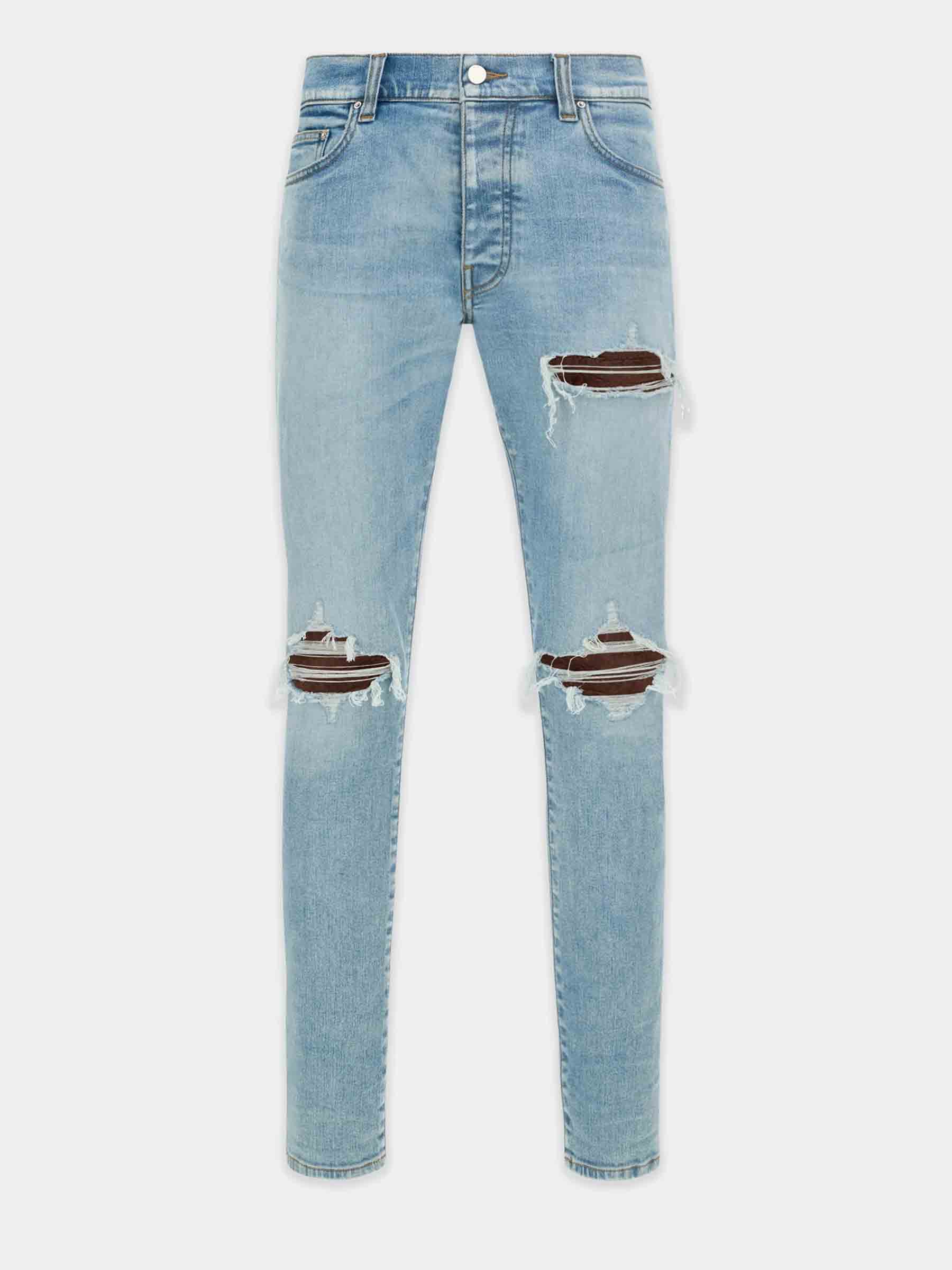 Outlet online Amiri Hombre Jeans Croc MX1 color Azul Denim sku 522-003034 01 - Foto 1