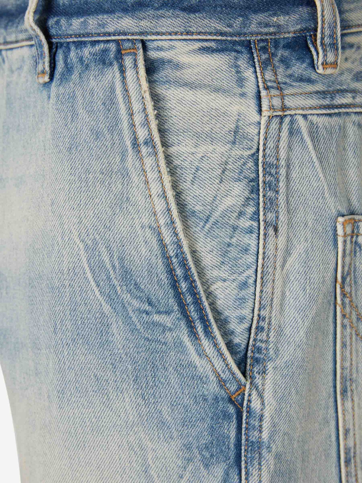 Amiri Hombre Barcelona Jeans Anchos Rectos color Azul Denim sku 522-003035 01 - Foto 3